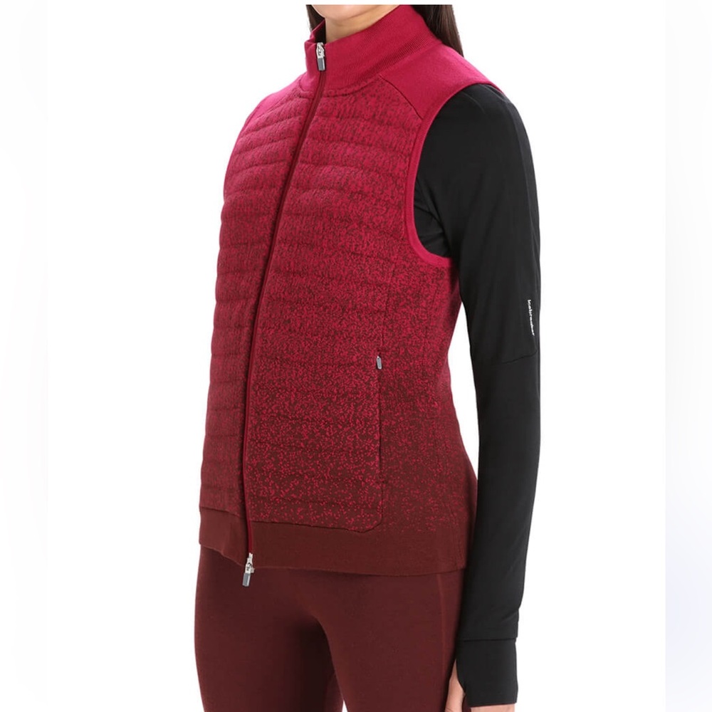 98. Icebreaker $330 100% Merino Wool ZoneKnit Insulated Into the Deep Vest XS